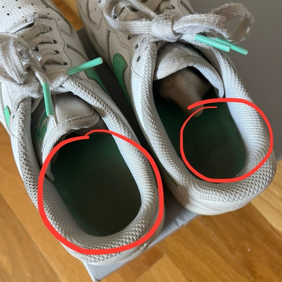 Nike Air Force 1 ‘07 “White/Green Glow-White Bone” - Picture 9 of 11